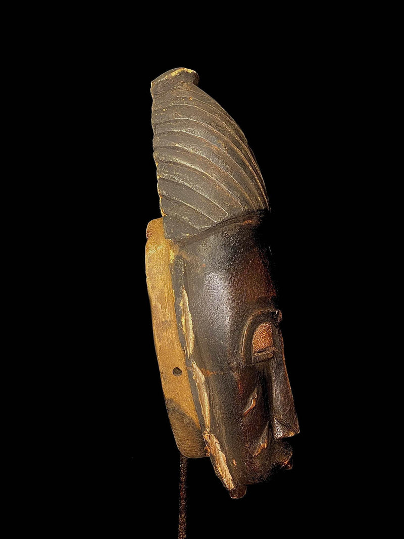 African Mask Tribal Mask African Carved Wooden Art Masks Guro Mask-5285