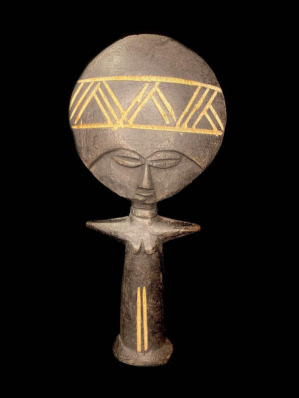 African Carved Wood Statue Fertility Statue Fertility doll akua’ba-6060
