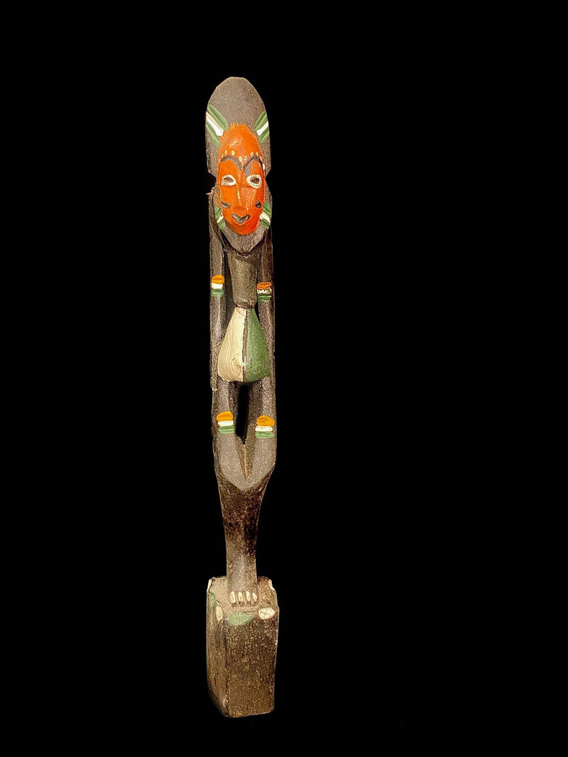 african sculpture , Songye statue African Tribal Wood Hand Carved Vintage -6078