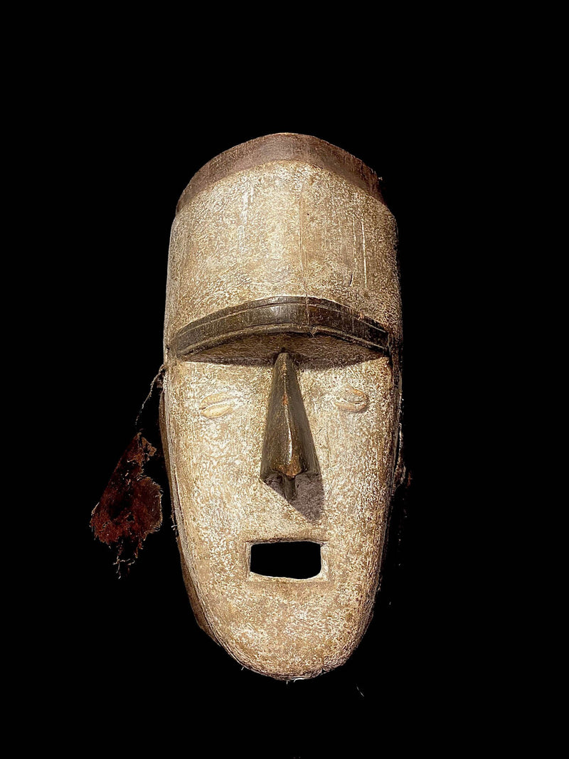 African mask African Tribal Mask Wood Hand Carved Vintage Wall Hanging Fang Kumu Mask-6265