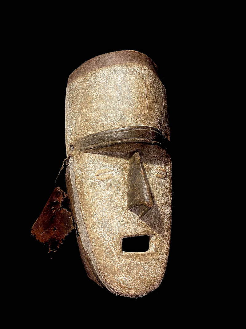 African mask African Tribal Mask Wood Hand Carved Vintage Wall Hanging Fang Kumu Mask-6265