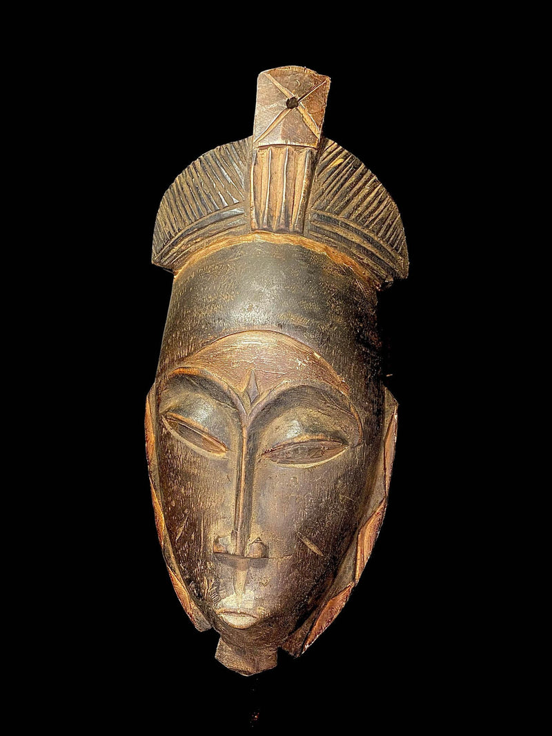 African mask African Tribal Face Mask Wood Hand Carved Vintage Wall Hanging guro masks for wall-6426