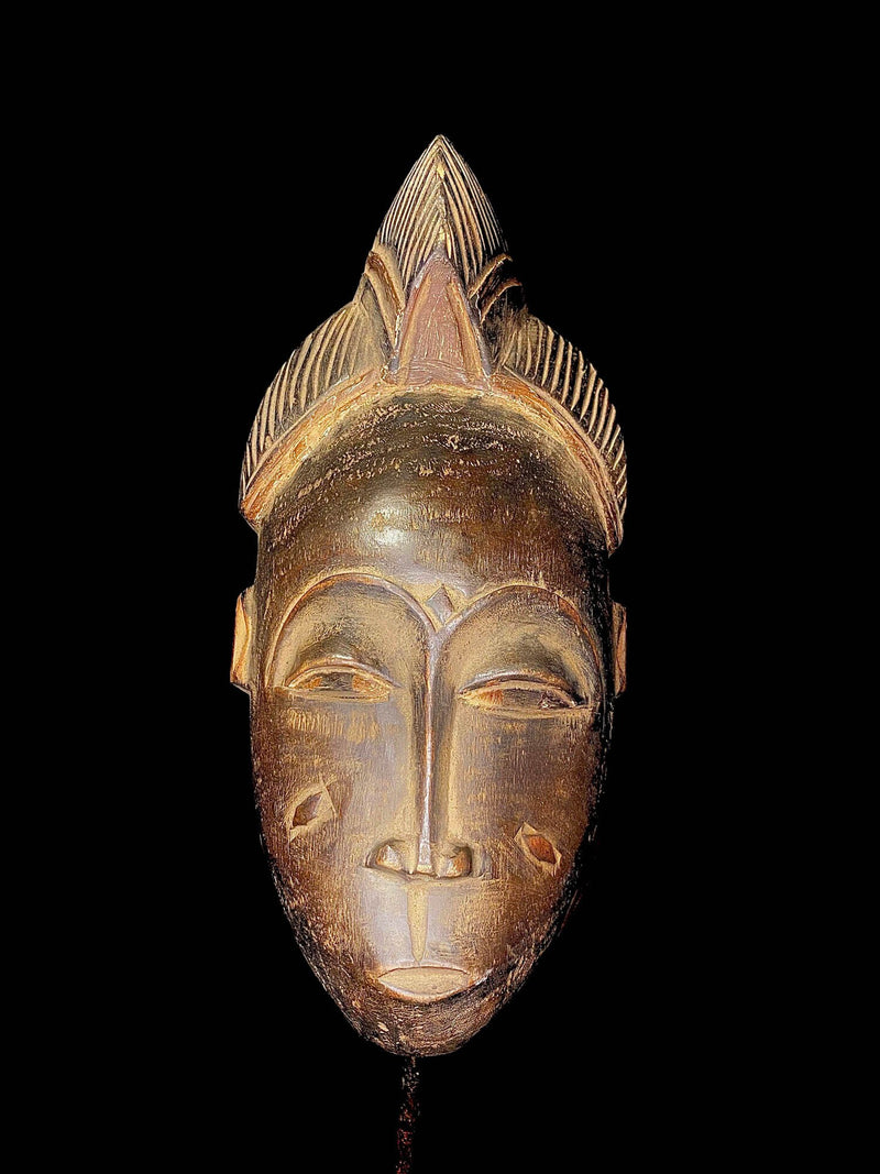 African mask African Wooden Mask Wood Hand Carved Portrait Mask Guro People Handmade-6476