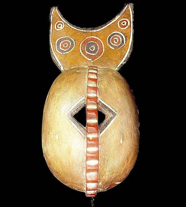 African Tribal Mask Hand Carved Vintage Wall Hanging Bedu bobo plank masks for wall -6051