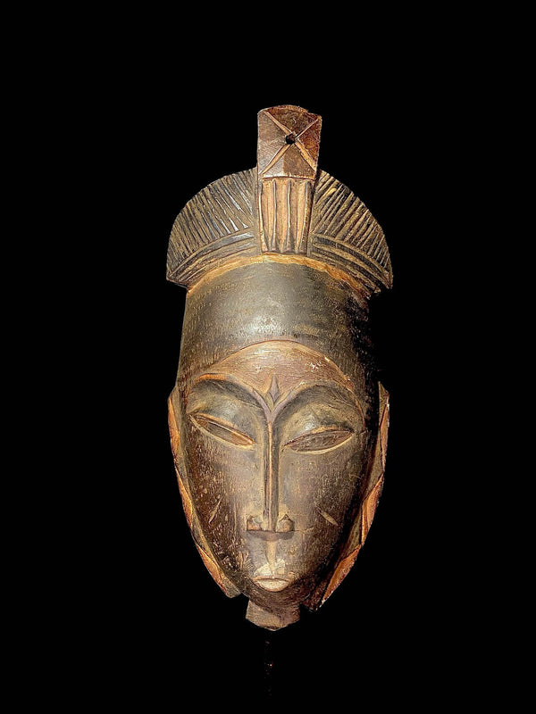 African mask African Tribal Face Mask Wood Hand Carved Vintage Wall Hanging guro masks for wall-6426