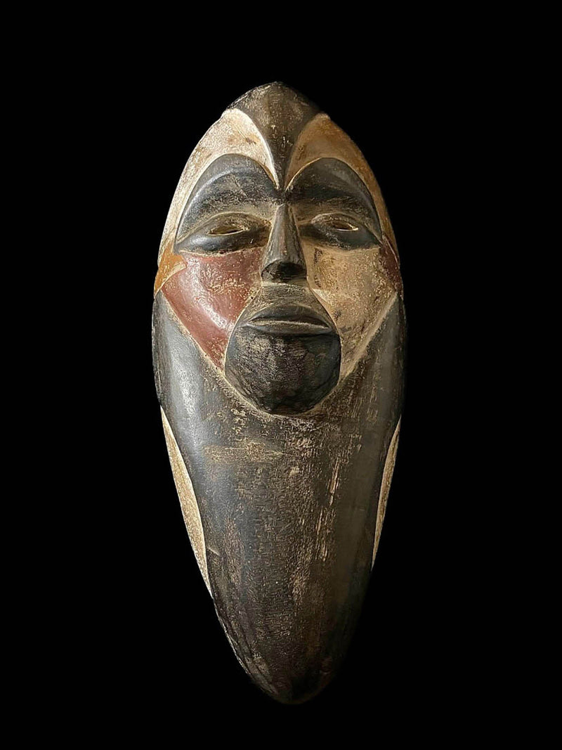african mask faces mask Lengola tribe of DR Congo Lega mask primitive --6717