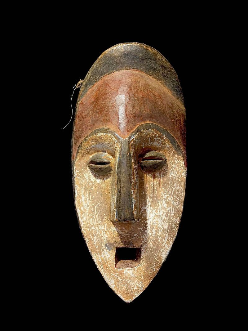 African mask tribal vintage Wood Carved Hanging famous Fang Nigil masks for wall-6542