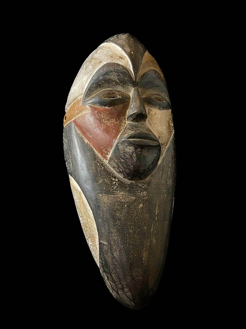 african mask faces mask Lengola tribe of DR Congo Lega mask primitive --6717