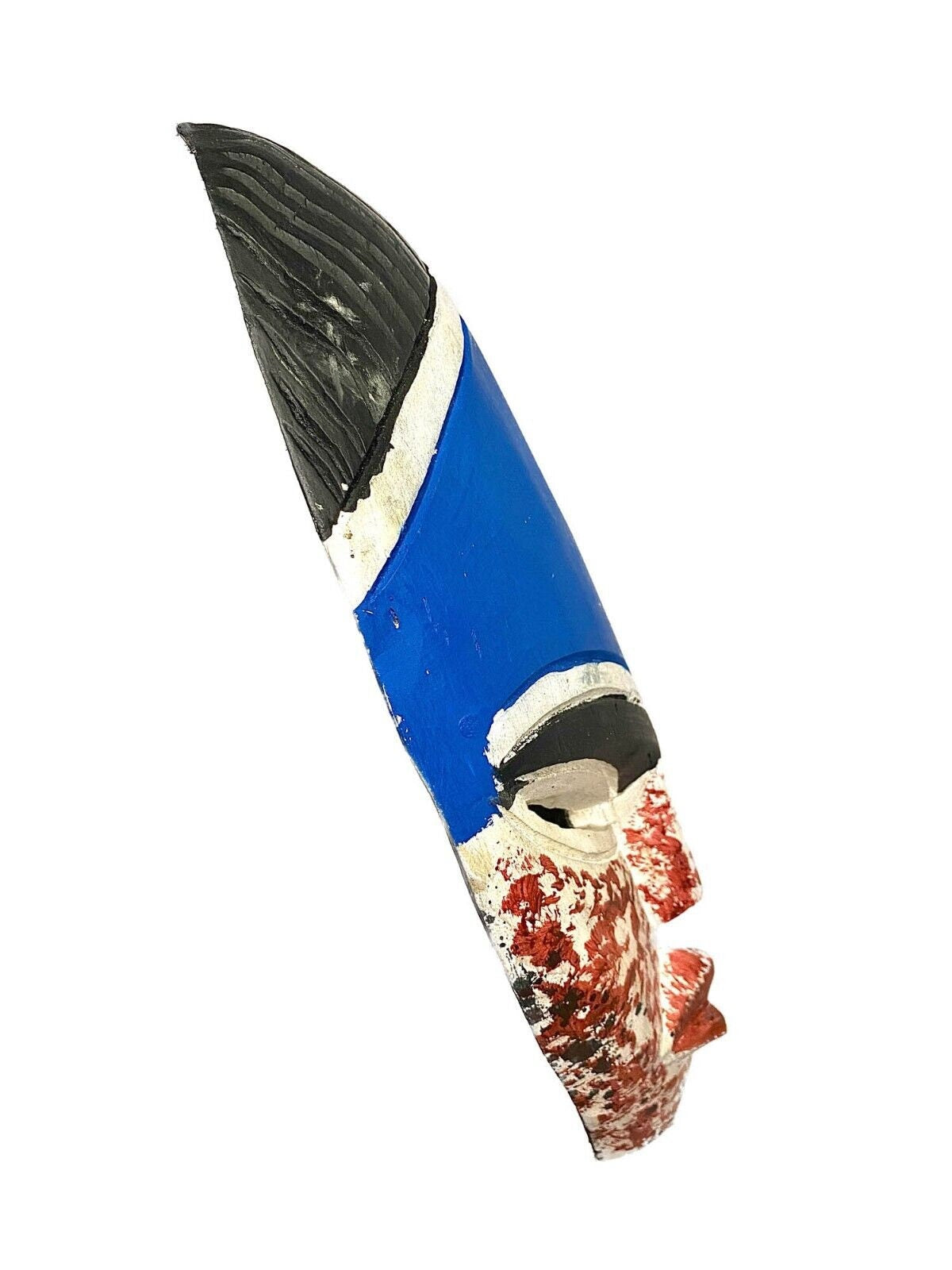 African mask Traditional vintage Of ram Wood Mask Sese Blue King Masks for wall-461