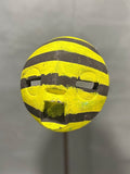 african mask Décor education African mask Sese Hand Carved Akan Tribal Mask Yellow mask-528