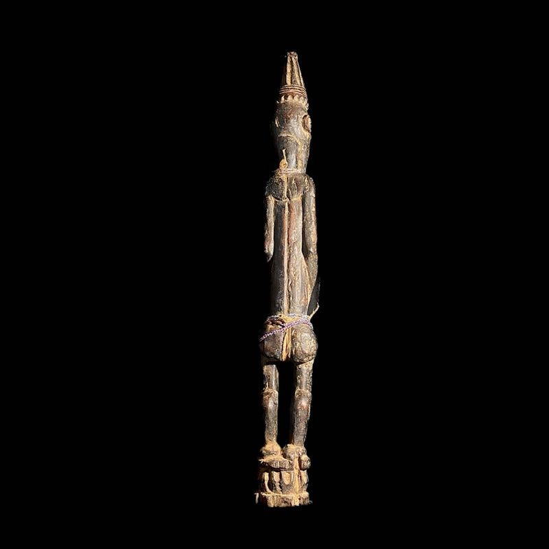 African Tribal Art Wooden Carved statue tribal wood Fang Mvaï sculpture 145