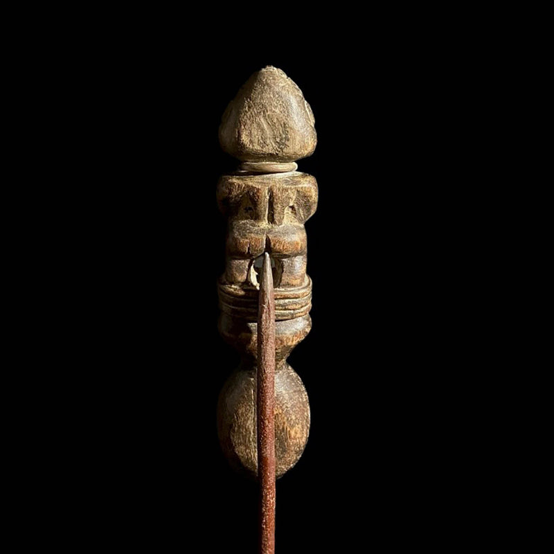 figure Mangbetu Spoon Mask Showcases Impeccable African Figurative Artistry-7528