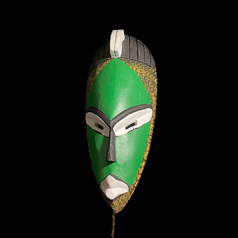 African mask African Ghana Mask Wood Handmade Home Décor mask Primitive Art Mask -7565