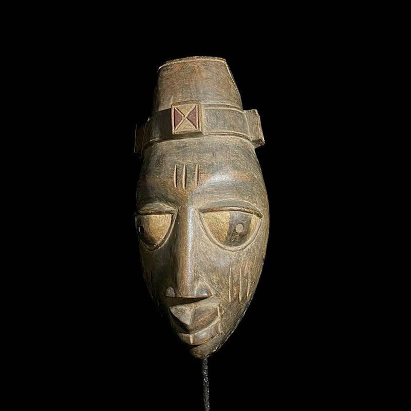 African mask African Lega Mask Hand Carved Wooden Wall Hanging Primitive Art Lega-7574
