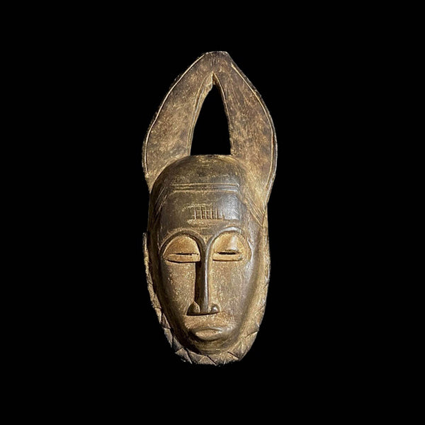 African Masks Antiques Tribal Face Vintage Carved Wood Hanging Guro Masks-7570