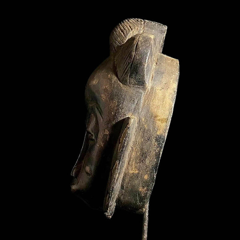African mask Baule Antique African Masks wooden mask wall hanging primitive collectibles-7604