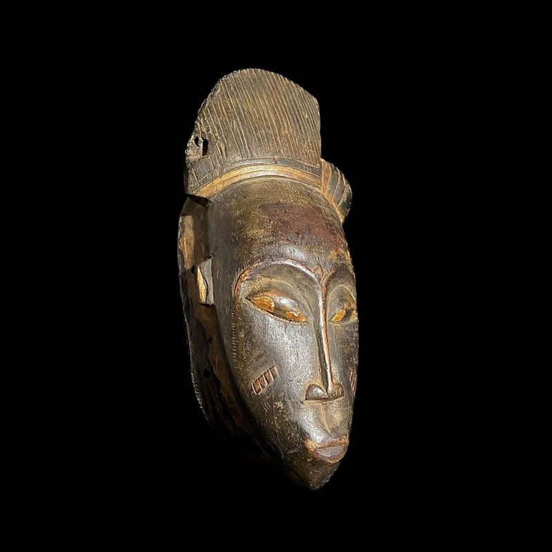 African mask Guro Tribal Wall Mask Wall Hanging Primitive Art Collectibles Mask Wall -7637