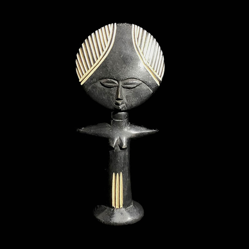 african sculpture Female Fertility Figure Akuaba African Sculpture Tribal Art Wooden Handmade-7656