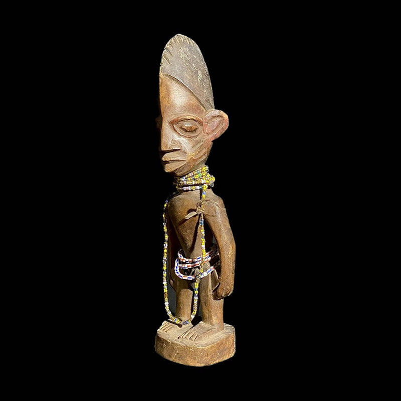 african sculpture African primitive art collectibles Figures Yoruba Nigerian African Sculptur-7691