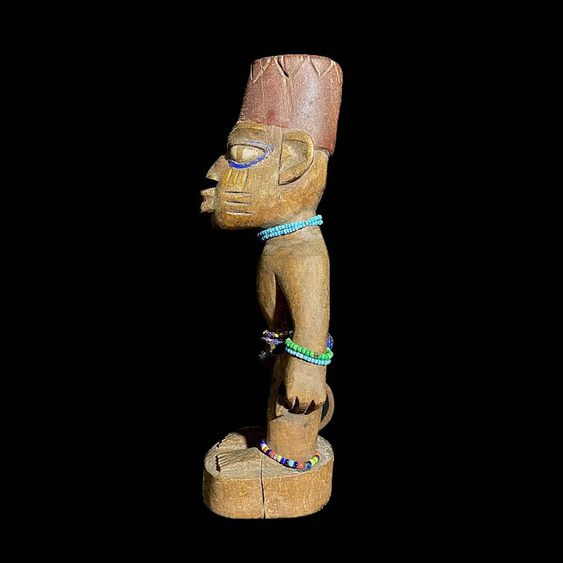 african sculpture African Yourba Figures Peoples Nigeria African Sculpture Tribal Handmade-7689