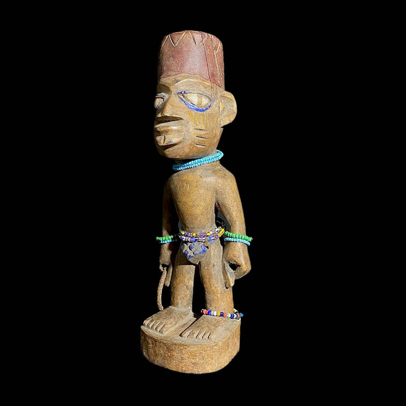 african sculpture African Yourba Figures Peoples Nigeria African Sculpture Tribal Handmade-7689