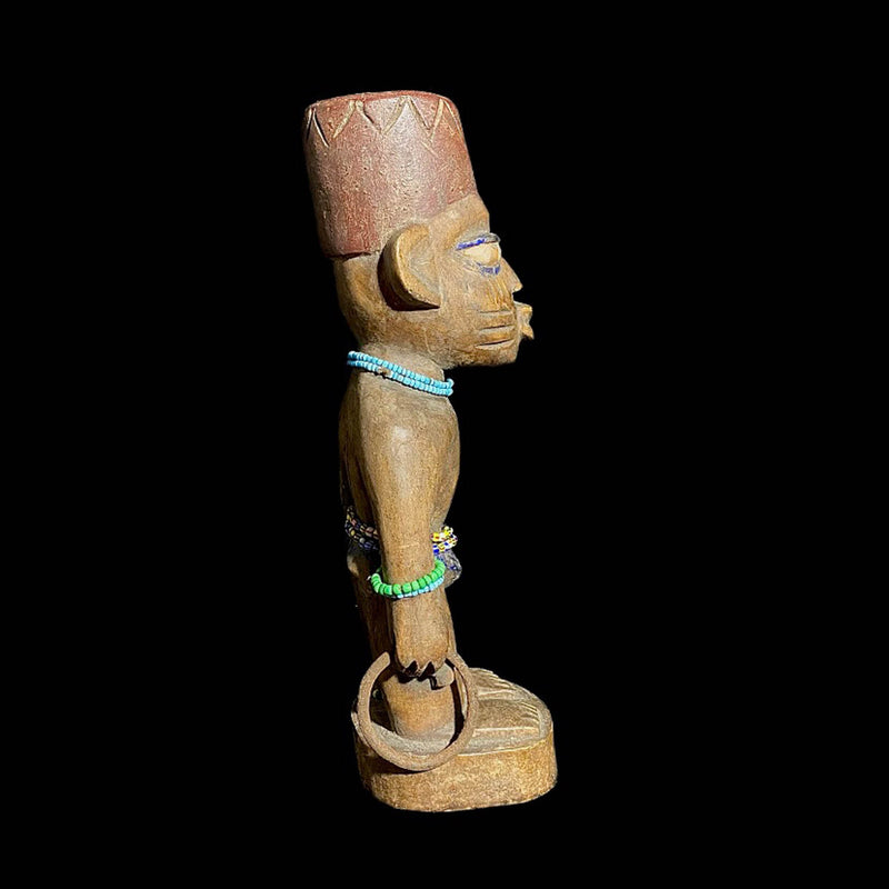 african sculpture African Yourba Figures Peoples Nigeria African Sculpture Tribal Handmade-7689