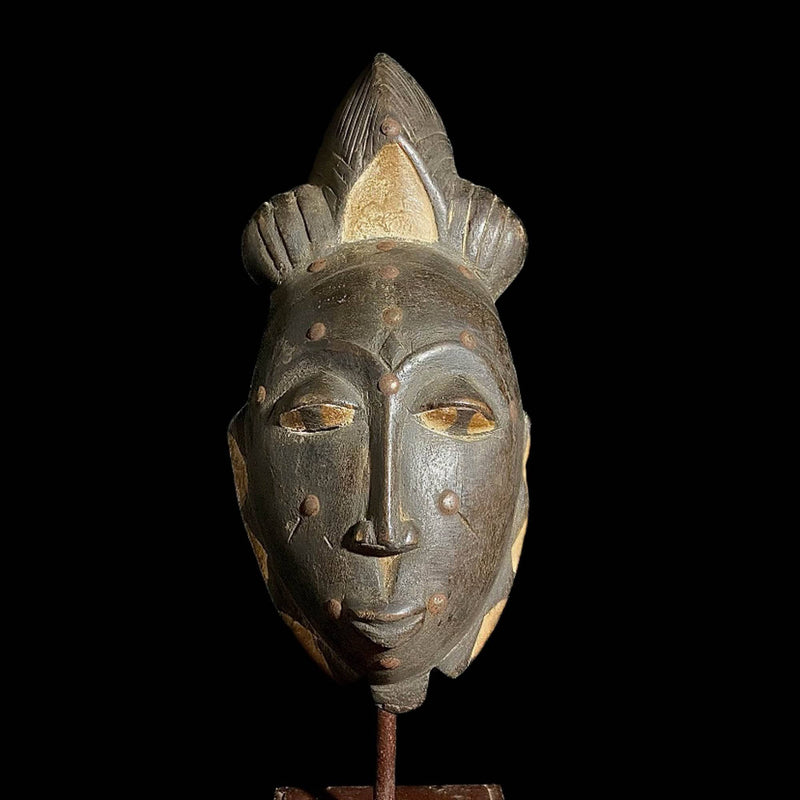 African mask Baule Antique African Masks wall hanging primitive art collectibles Mask-7742
