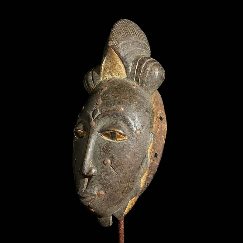 African mask Baule Antique African Masks wall hanging primitive art collectibles Mask-7742