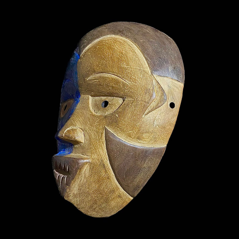 African mask Home Décor Igbo Mask Ibo Burkina Faso Hand Carved Wall Hanging-7748