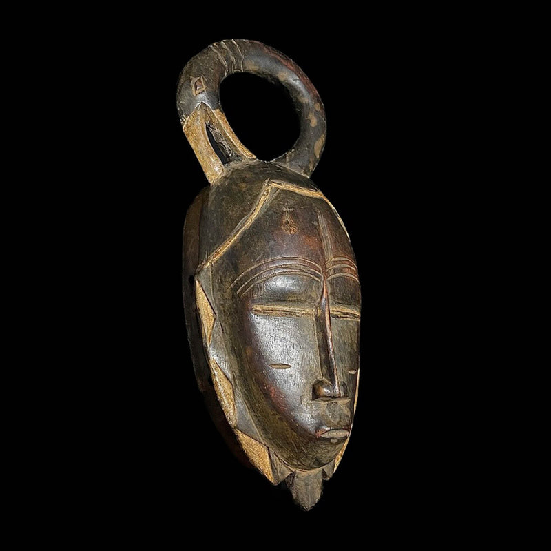 African mask Baule African Mask Antiques Tribal Face Wall Hanging Primitive Art Collect- 7751