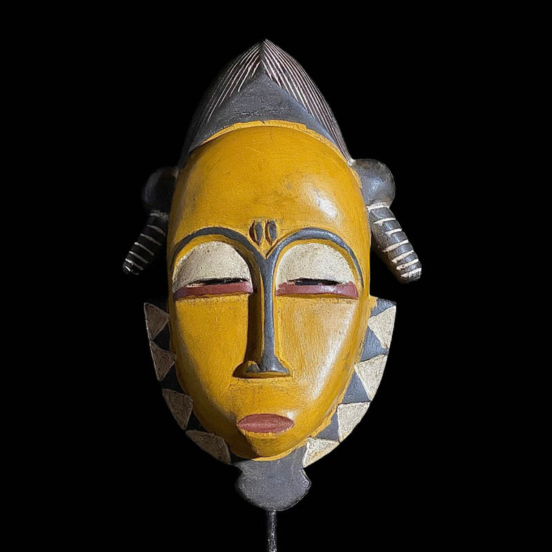 African Mask Wall Art Handmade Home Décor Guru Guro Mask Cote D'ivoire 7764