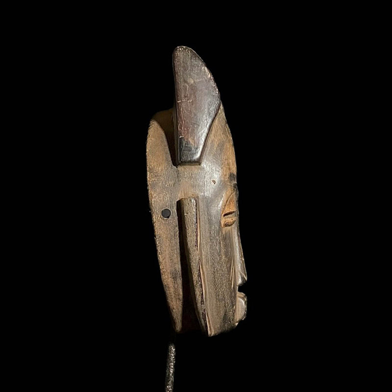 African Masks Antiques Tribal Face Vintage Carved Wood Hanging Guro Masks-7557