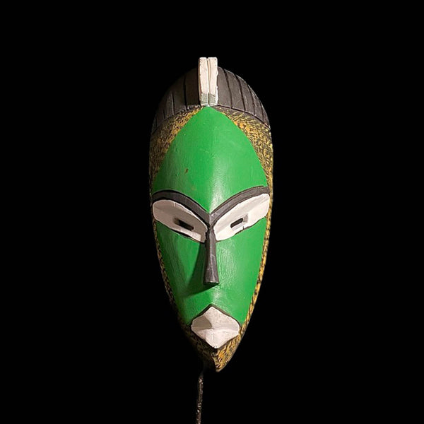 African mask African Ghana Mask Wood Handmade Home Décor mask Primitive Art Mask -7565