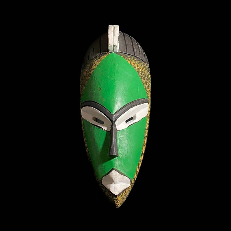 African mask African Ghana Mask Wood Handmade Home Décor mask Primitive Art Mask -7565