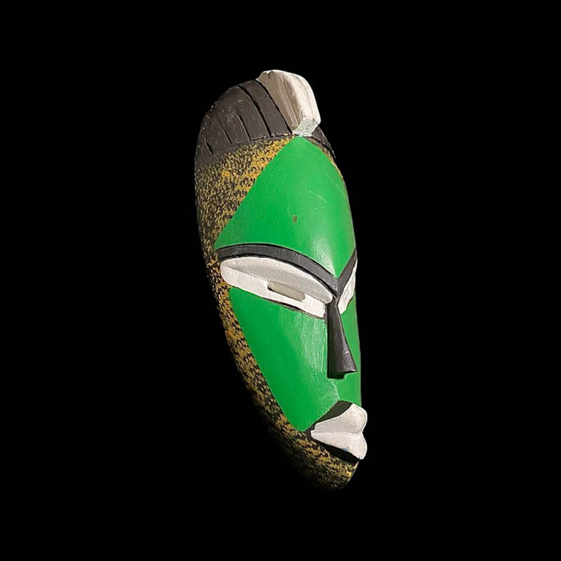 African mask African Ghana Mask Wood Handmade Home Décor mask Primitive Art Mask -7565