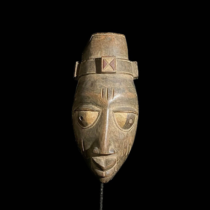 African mask African Lega Mask Hand Carved Wooden Wall Hanging Primitive Art Lega-7574