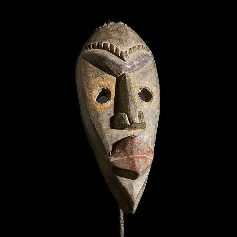 African Mask Hand Carved Wooden Wall Décor Tribe Art Masks Dan Mask -7588