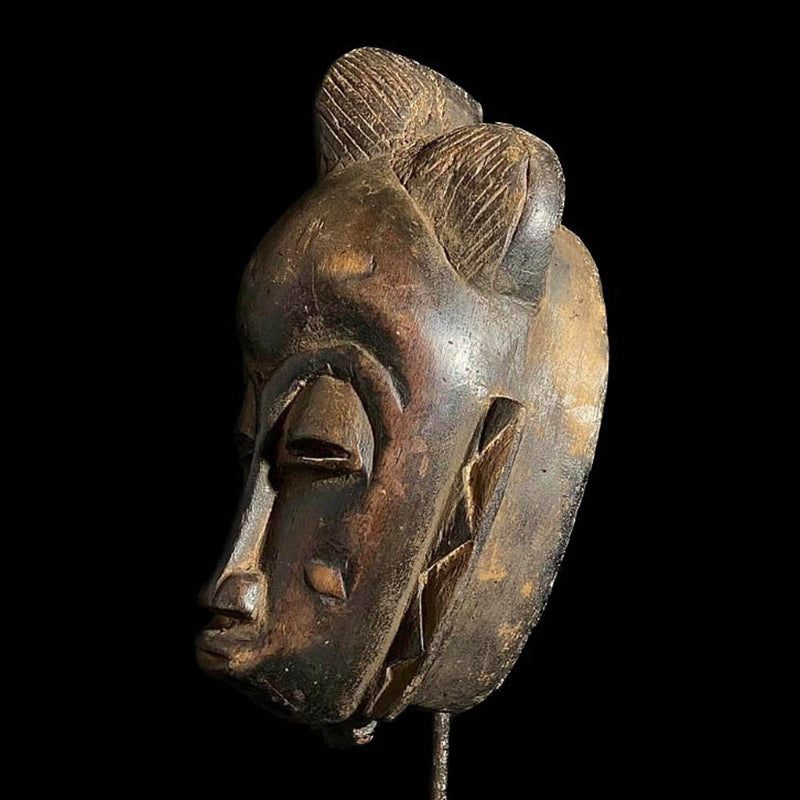 African mask Baule Antique African Masks wooden mask wall hanging primitive collectibles-7604