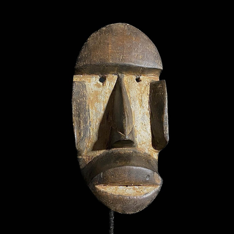 African Mask With Dan Kelan Mask Wall Hanging Primitive Art Collectibles-7626