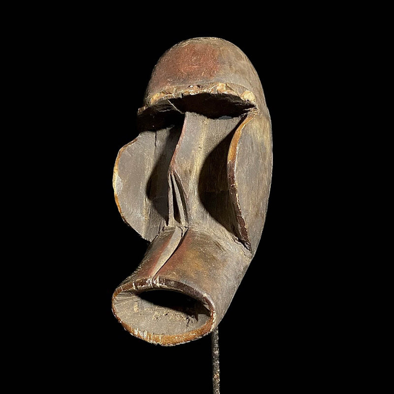 African mask African Wall Hanging Primitive Art Carved Old Dan Kran Mask Dan Kran Mask- -7621