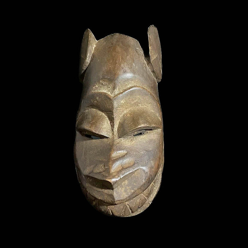 African mask Monkey Mask African Mask Tribal Face Mask Wood Hand Carved Wall Hanging-7866