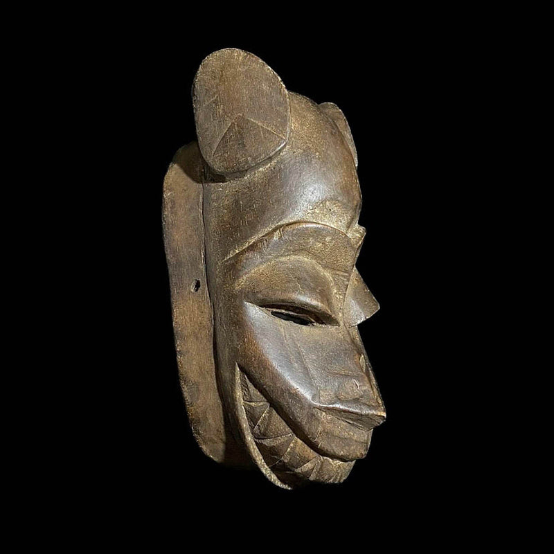 African mask Monkey Mask African Mask Tribal Face Mask Wood Hand Carved Wall Hanging-7866