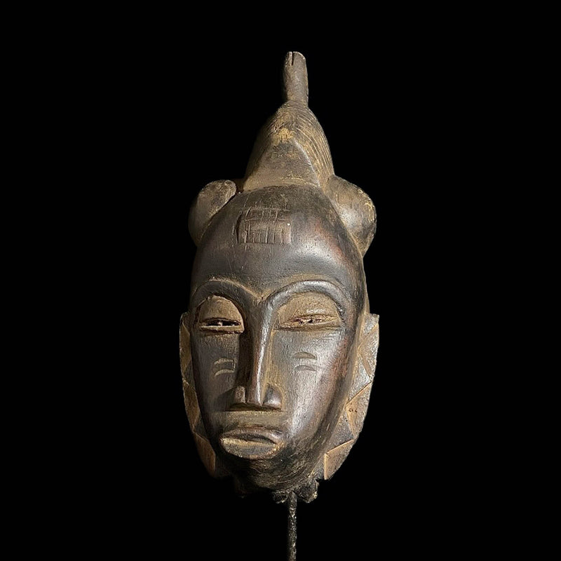African mask Guru Tribes Wall Decor Tribal Face Mask Wood Hand Carved Wall Hanging-7878