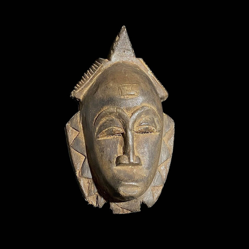 African mask Baule African mask antiques tribal art Face Primitive Art Collectibles Mask-7640