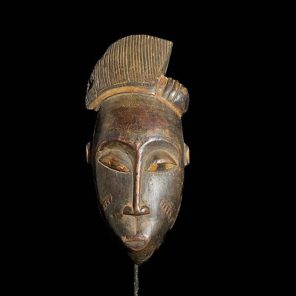 African mask Guro Tribal Wall Mask Wall Hanging Primitive Art Collectibles Mask Wall -7637