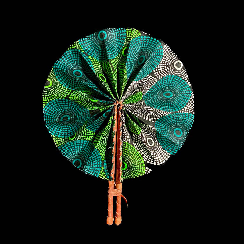kente cloth 3 african 3 African Kente Hand Fan Foldable Kente Hand Fan Primitive Art Collectibles-7665