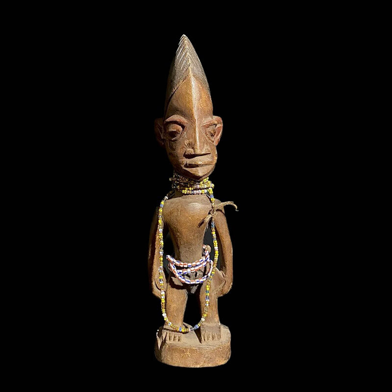 african sculpture African primitive art collectibles Figures Yoruba Nigerian African Sculptur-7691