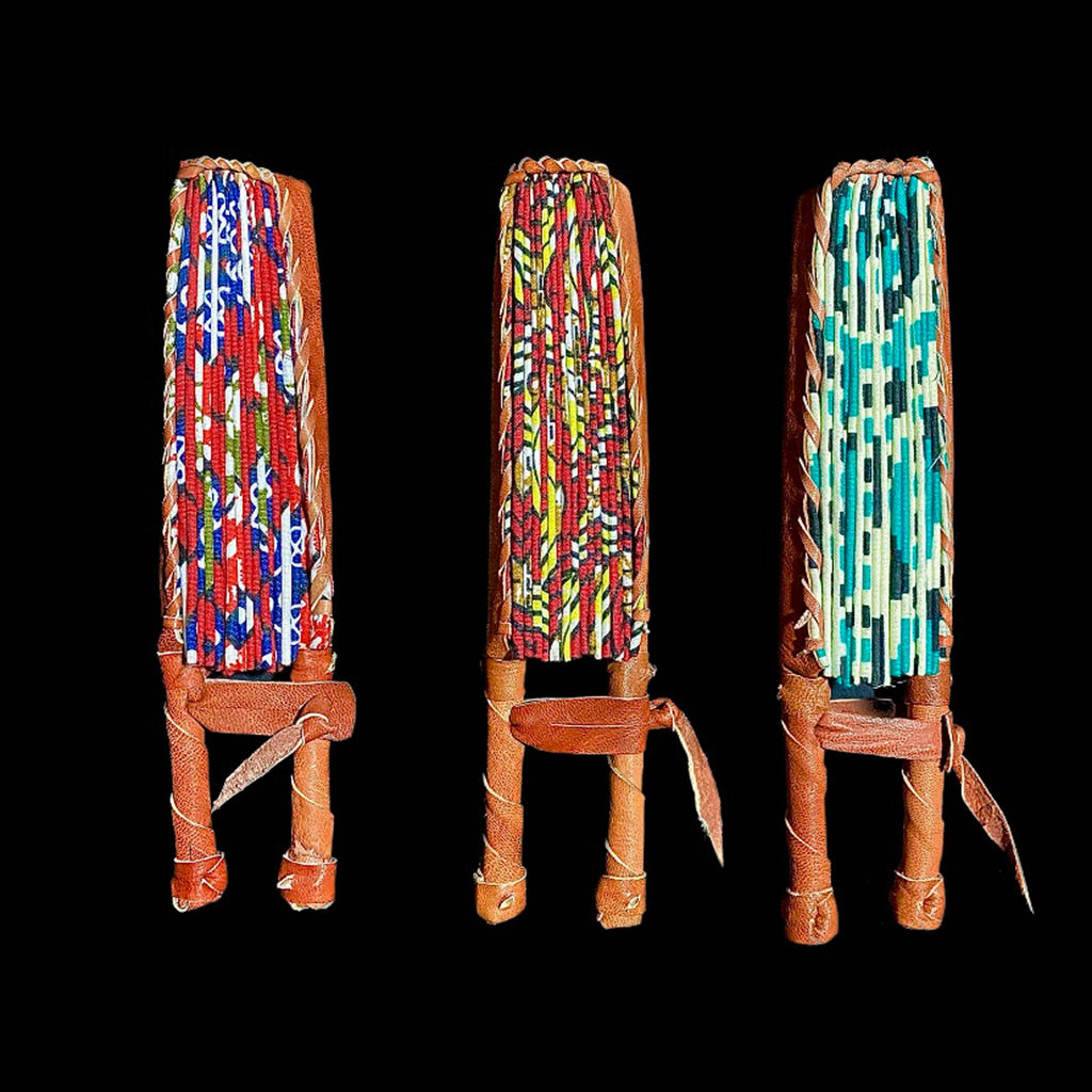 3 African Kente Fabric Fan African Fan Leather Ankara Fan Wedding Favors  of Handmade Kente Cloth Fans, African Print Fabric home decor-7685