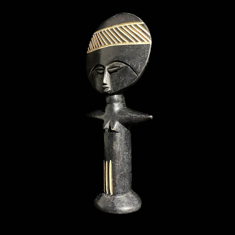 african sculpture African Wooden Fertility Doll Akuaba Asanti Ghana African Tribal Art Crafts-7704