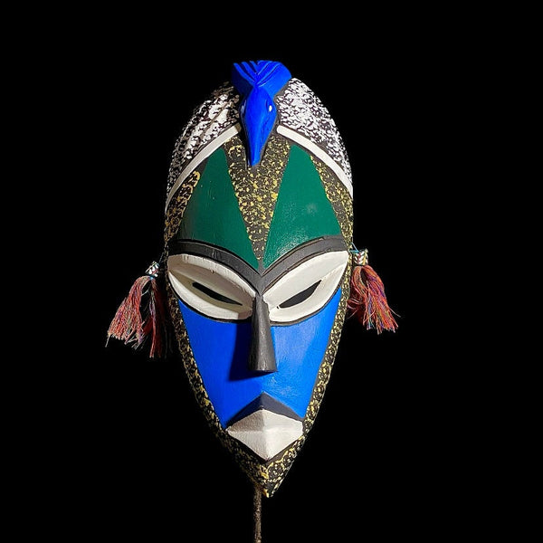 African mask Traditional African Mask From Ghana Wooden Wall Decor Tribe Mask-7722